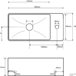 Fonteinpack Rhea XXS Rechts Keramiek 30.5x18x11 Cm Mat Zwart (Keuze Uit 4 Kranen) 8 Fonteinpack Rhea XXS Rechts Keramiek 30.5x18x11 Cm Mat Zwart (Keuze Uit 4 Kranen) -Goedkope Stijl Baden Winkel 32.3499 tech 3