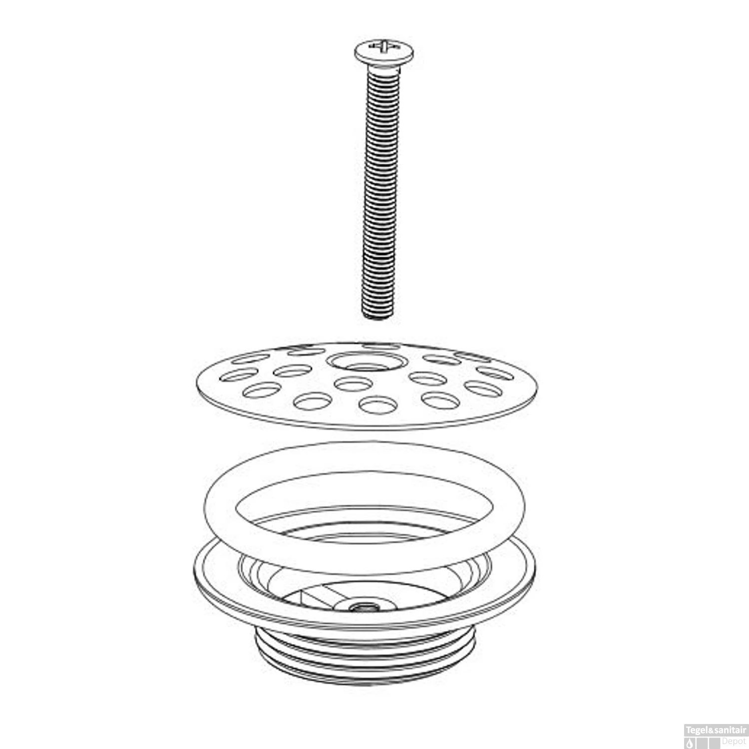 Messing Plug Wiesbaden Chroom Rooster 5/4" 6 Messing Plug Wiesbaden Chroom Rooster 5/4" - Afbeelding 4
