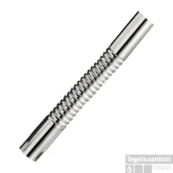 Chroom Muurbuis Recht Buigbaar 32mm