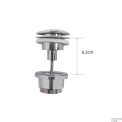 Waskomset Lombok Chroom (Incl Kraan Afvoer En Waste) 21 Waskomset Lombok Chroom (Incl Kraan Afvoer En Waste) -Goedkope Stijl Baden Winkel 33.4010 2