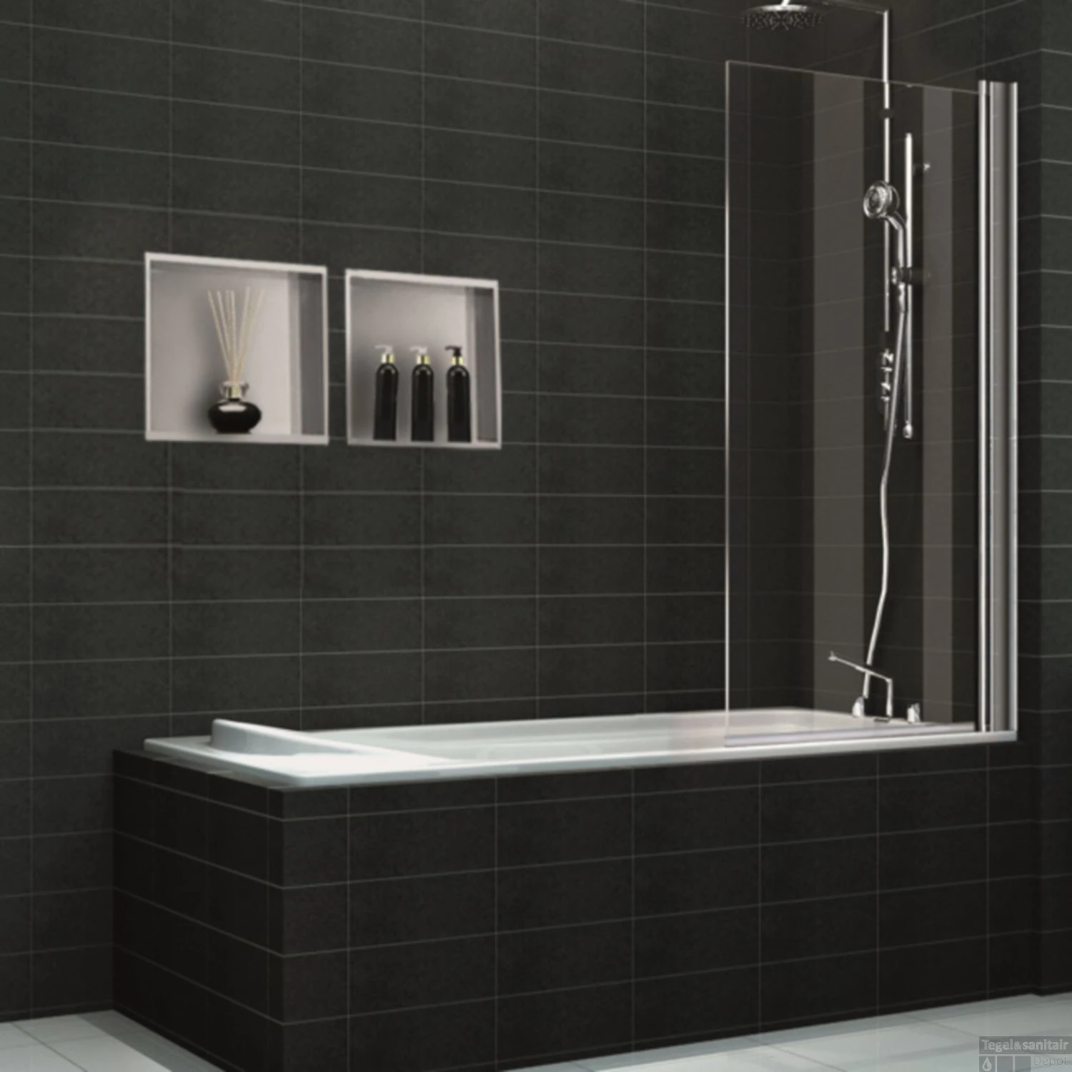 Wiesbaden Inbouwnis | Exellence | 30x30x7cm | RVS 4 Wiesbaden Inbouwnis | Exellence | 30x30x7cm | RVS - Afbeelding 2