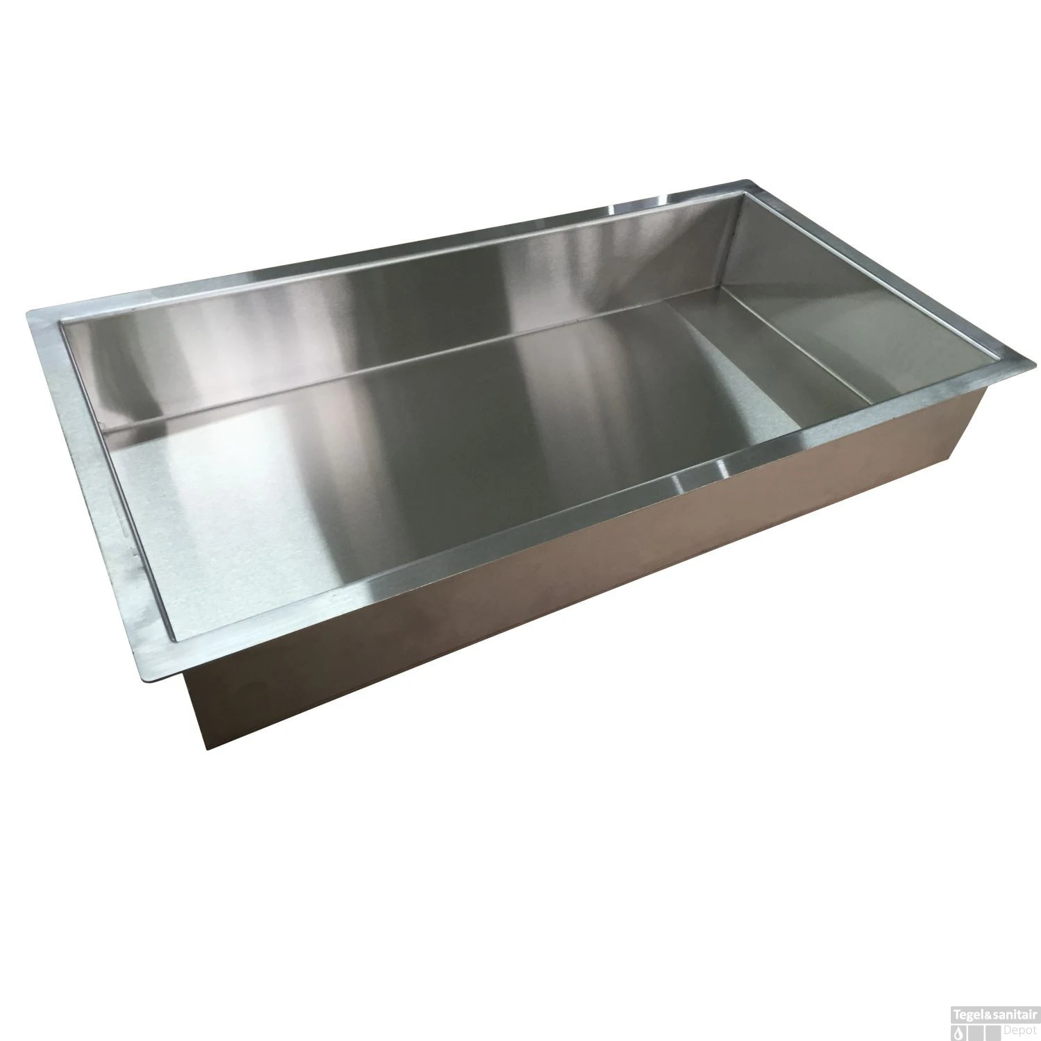 Inbouwnis Wiesbaden 30x60x10 Cm RVS 3 Inbouwnis Wiesbaden 30x60x10 Cm RVS