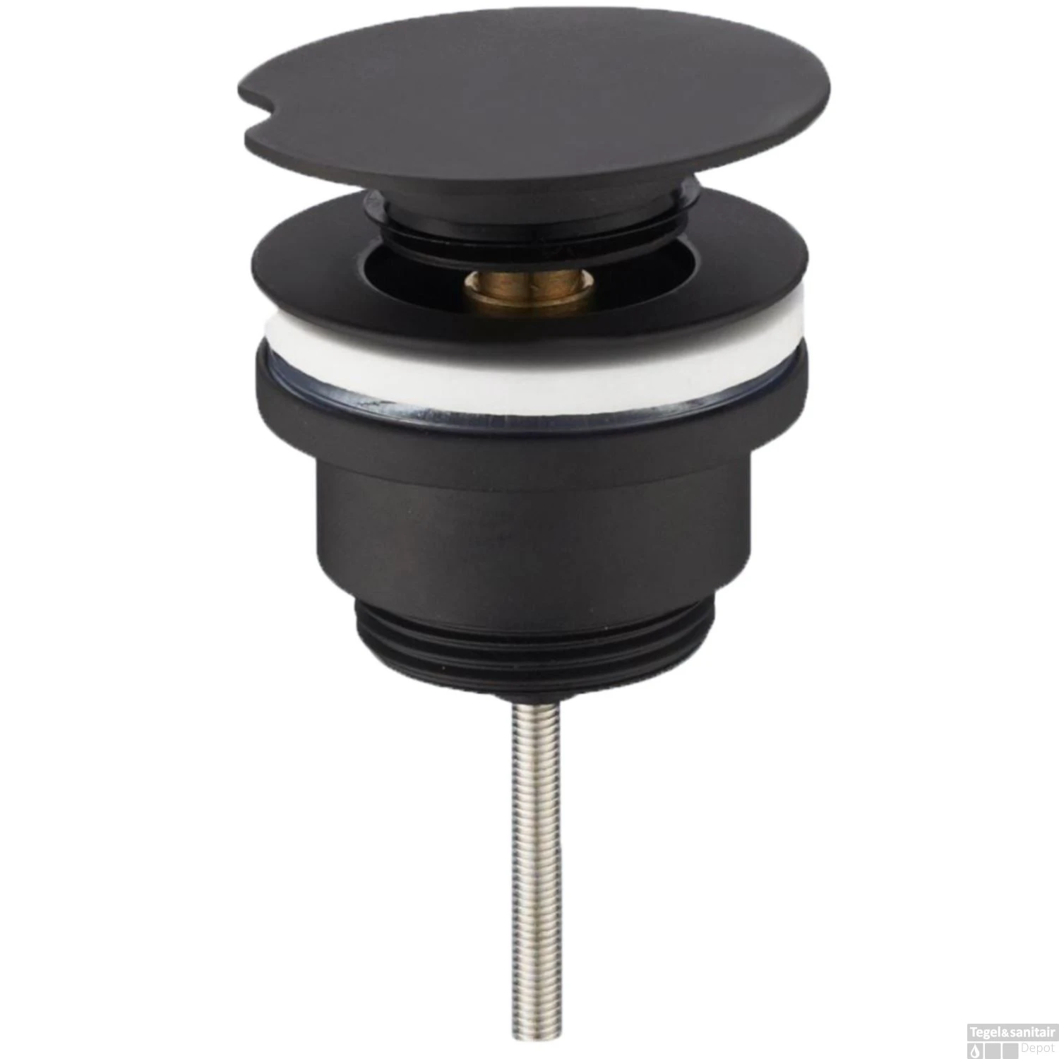 Draaiwaste Wiesbaden Luxe 5/4 Laag Mat Zwart 3 Draaiwaste Wiesbaden Luxe 5/4 Laag Mat Zwart