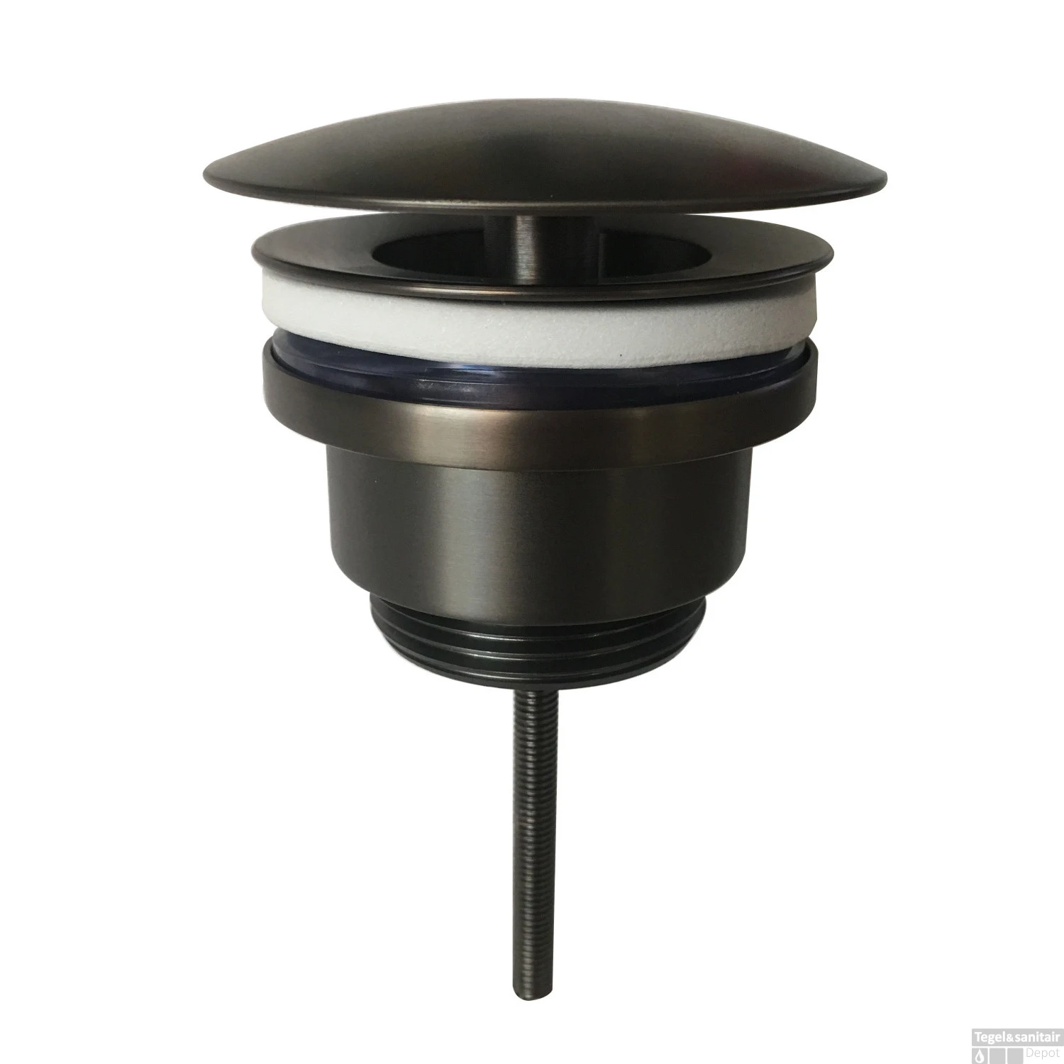 Fonteinset Mat Wit Wiesbaden Color Gun Metal (kraangat Rechts) 17 Fonteinset Mat Wit Wiesbaden Color Gun Metal (kraangat Rechts) - Afbeelding 15