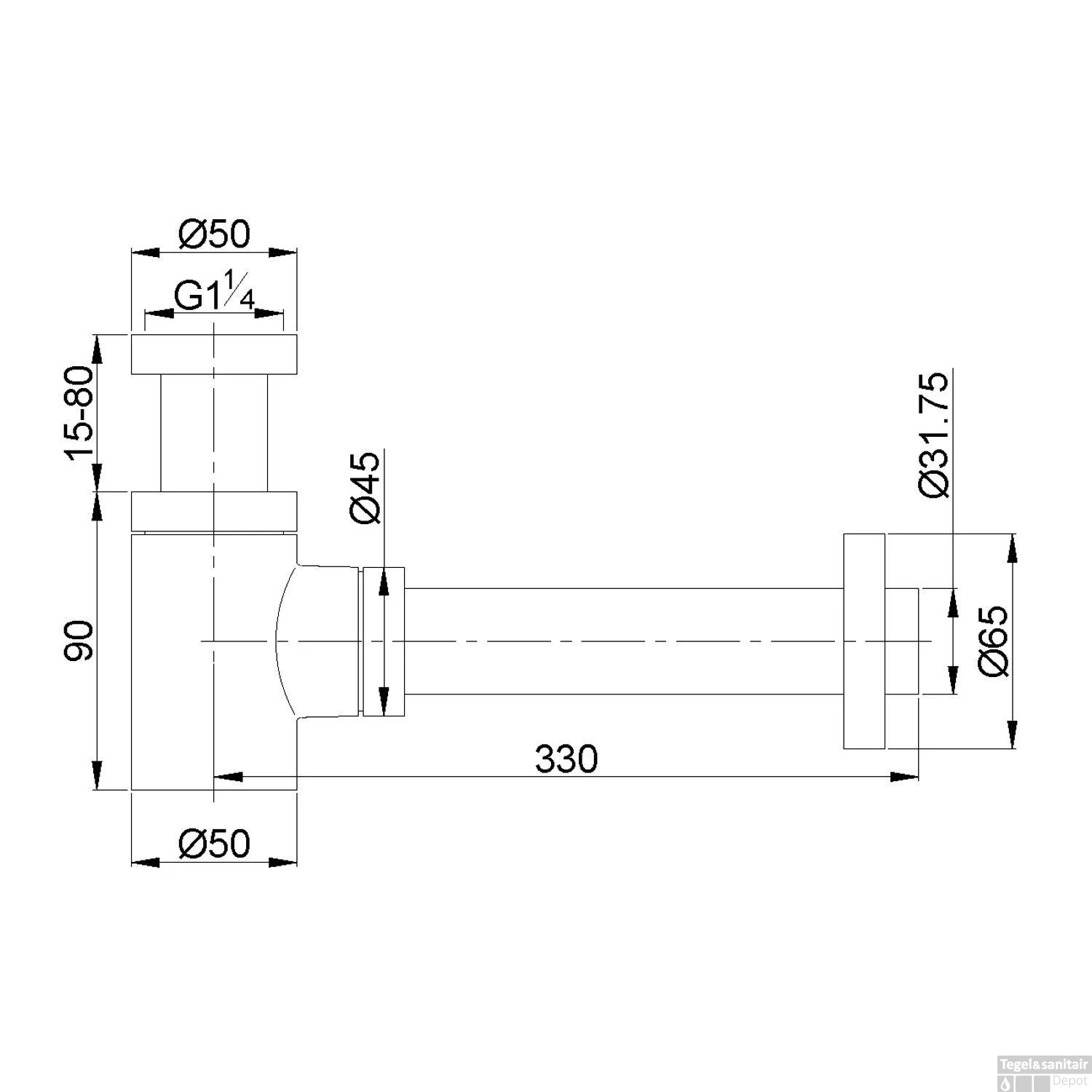 Fonteinset Carrara Marmerlook Wiesbaden Color Gun Metal (kraangat Rechts) 13 Fonteinset Carrara Marmerlook Wiesbaden Color Gun Metal (kraangat Rechts) - Afbeelding 11