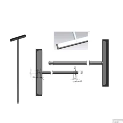 Luxe Vloerwisser Wiesbaden Met Ophanging RVS Goud -Goedkope Stijl Baden Winkel 33768 100963 luxe vloerwisser wiesbaden met ophanging rvs goud 3