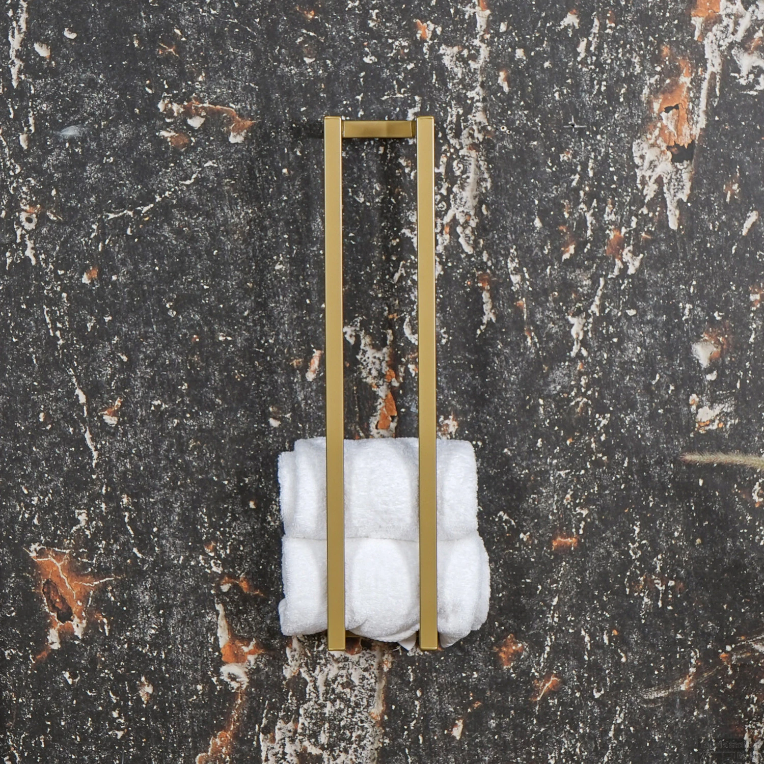 BWS Handdoekenrek Industrieel | 60x12.5x12.5cm | Goud 4 BWS Handdoekenrek Industrieel | 60x12.5x12.5cm | Goud - Afbeelding 2