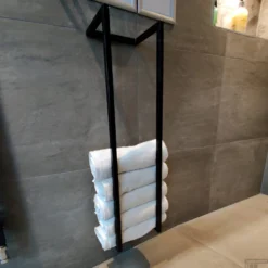 BWS Handdoekenrek Industrieel | 95x25x20cm | Zwart 25 BWS Handdoekenrek Industrieel | 95x25x20cm | Zwart -Goedkope Stijl Baden Winkel 33768 92349 shop
