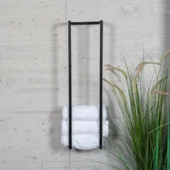 BWS Handdoekenrek Industrieel | 95x25x20cm | Zwart 21 BWS Handdoekenrek Industrieel | 95x25x20cm | Zwart -Goedkope Stijl Baden Winkel 33768 92349 handdoekenrek bws industrieel 95x25x20 cm zwart 2