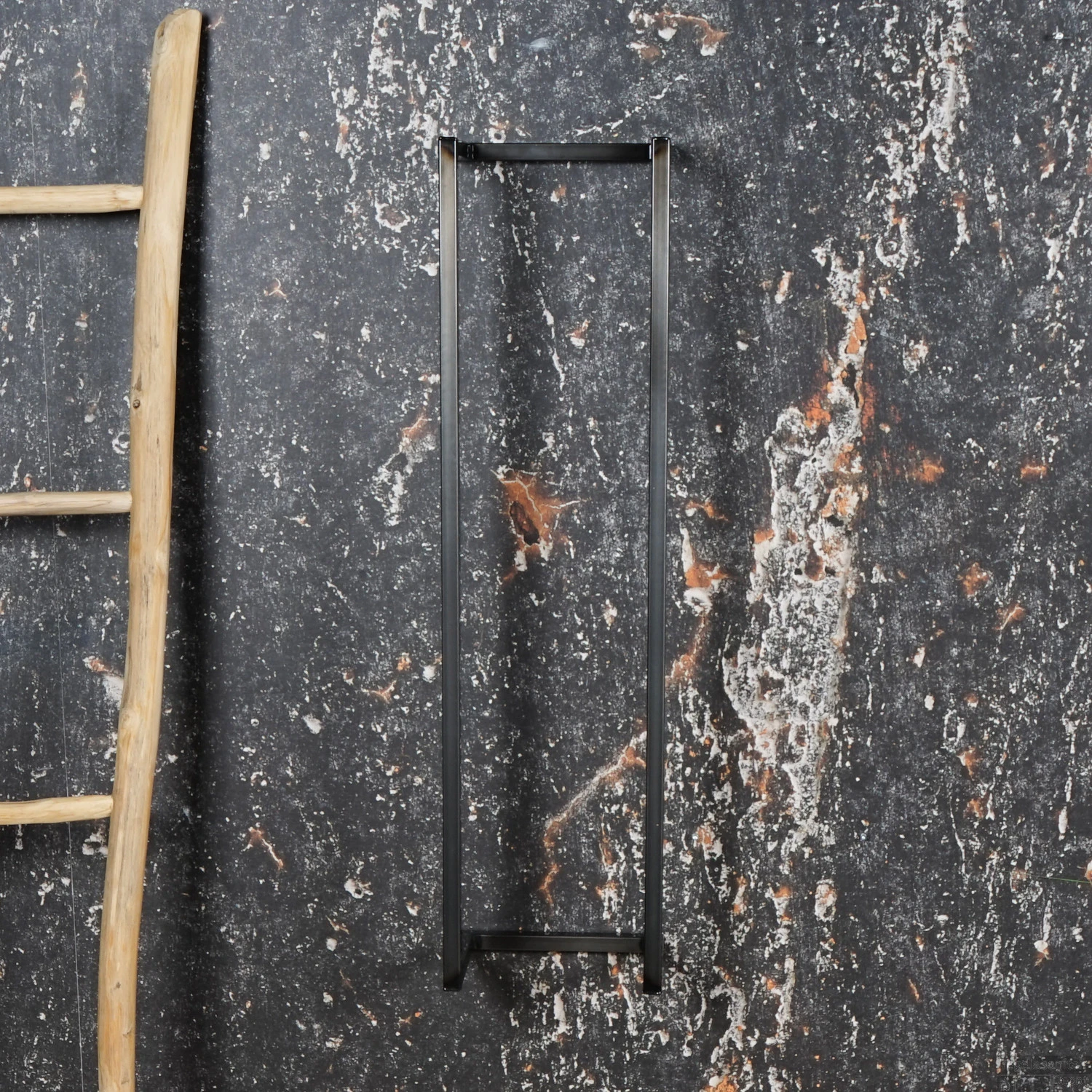 BWS Handdoekenrek Industrieel | 95x25x20cm | Black Chrome 6 BWS Handdoekenrek Industrieel | 95x25x20cm | Black Chrome - Afbeelding 4