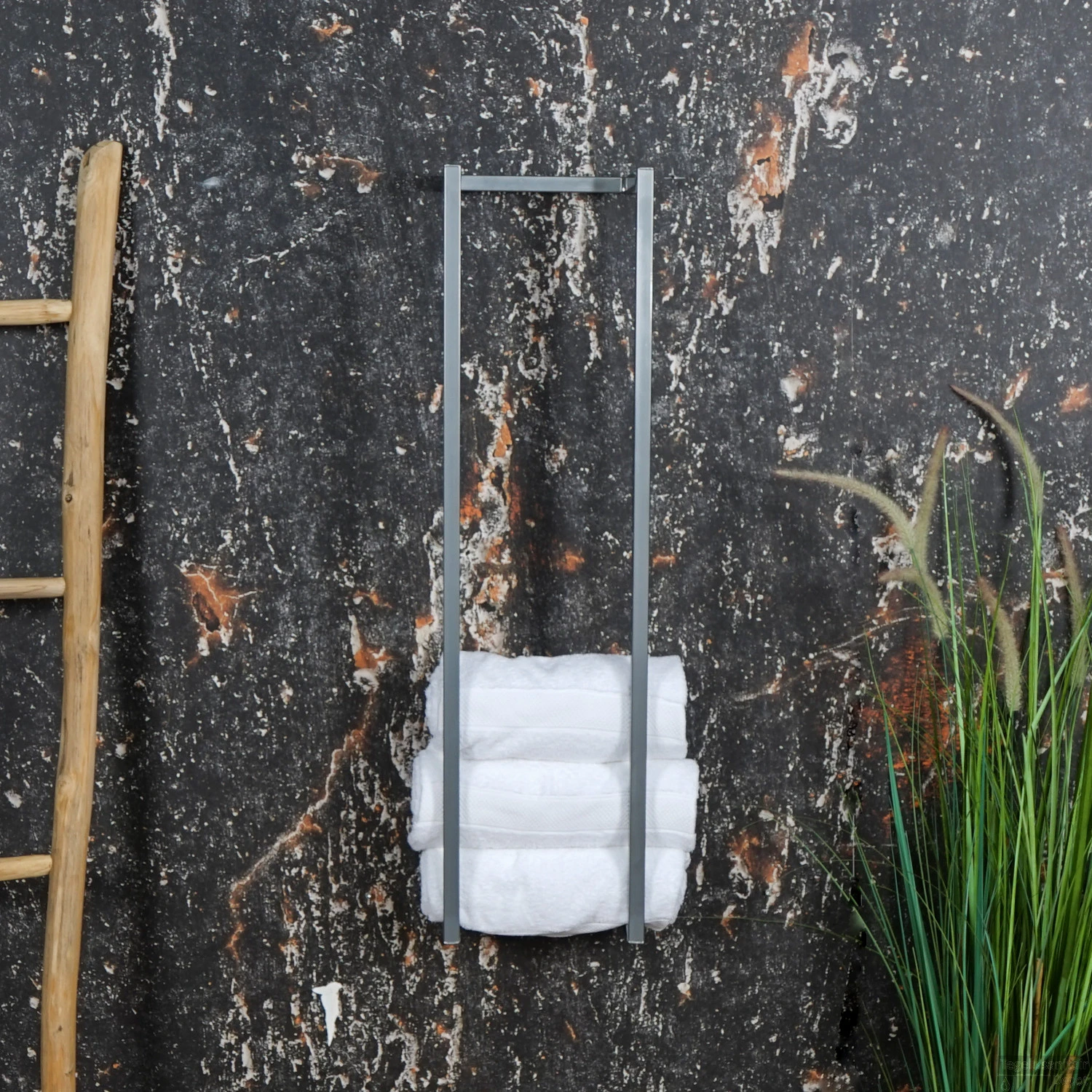 BWS Handdoekenrek Industrieel | 95x25x20cm | Chroom 4 BWS Handdoekenrek Industrieel | 95x25x20cm | Chroom - Afbeelding 2