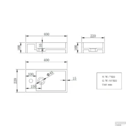 Fonteinpack Solid Surface Rechts Mat Wit 40x22x10 Cm (Keuze Uit 4 Zwarte Kranen) 8 Fonteinpack Solid Surface Rechts Mat Wit 40x22x10 Cm (Keuze Uit 4 Zwarte Kranen) -Goedkope Stijl Baden Winkel 36.4040 2 1 1