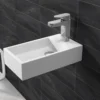 Fontein Wiesbaden Solid Surface 40x22x10 Cm (Rechts) -Goedkope Stijl Baden Winkel 36.4040 3
