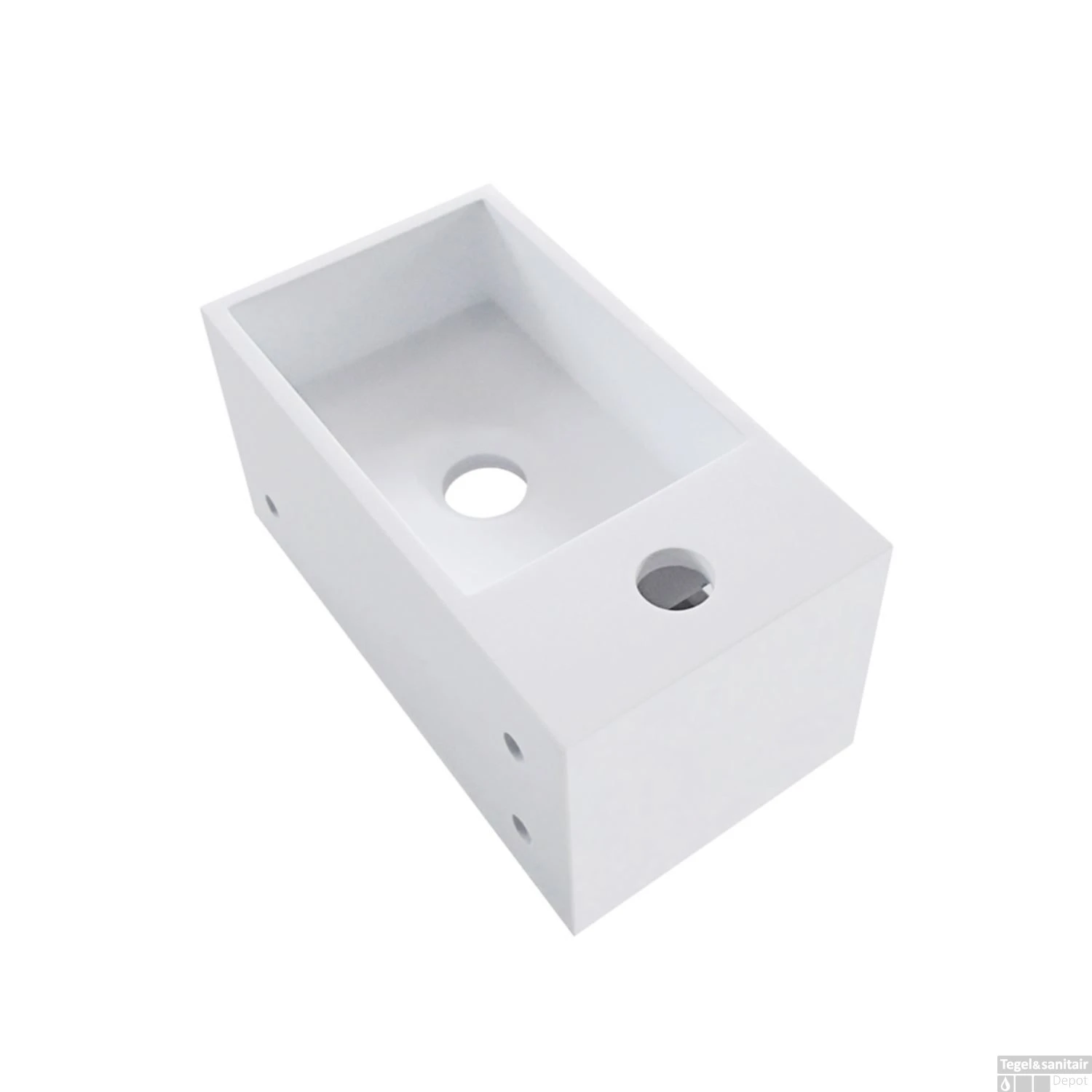 Fontein Met Handdoekhouder Wiesbaden Solid Surface (kraangat Links) 35.6x20.3x15.9 Cm 4 Fontein Met Handdoekhouder Wiesbaden Solid Surface (kraangat Links) 35.6x20.3x15.9 Cm - Afbeelding 2