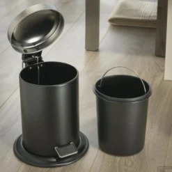 SEALSKIN Pedaalemmer Acero 22 X 28 Cm RVS Zwart 9 SEALSKIN Pedaalemmer Acero 22 X 28 Cm RVS Zwart -Goedkope Stijl Baden Winkel 361732419 sfeer 1