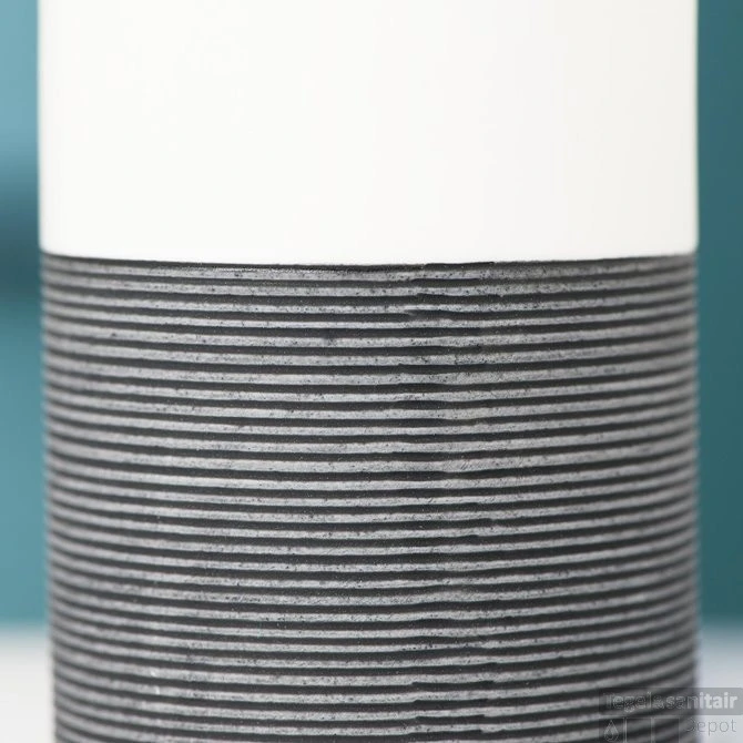 Toiletborstelhouder Sealskin Doppio 10,1 X 26,2 Cm Porselein Grijs 4 Toiletborstelhouder Sealskin Doppio 10,1 X 26,2 Cm Porselein Grijs - Afbeelding 2