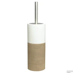 Toiletborstelhouder Sealskin Doppio 10,1 X 26,2 Cm Porselein Zand