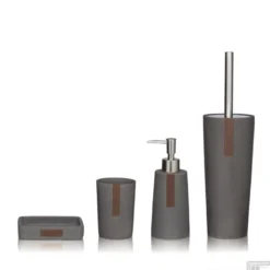 Tandenborstelbeker Vrijstaand Sealskin Pierra Polyresin Grijs 11 Tandenborstelbeker Vrijstaand Sealskin Pierra Polyresin Grijs -Goedkope Stijl Baden Winkel 361870114 sfeer 1 1