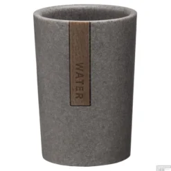 Tandenborstelbeker Vrijstaand Sealskin Pierra Polyresin Grijs