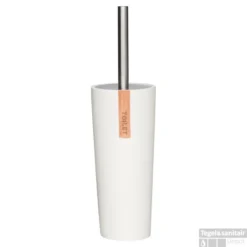 Toiletborstel Met Houder Sealskin Pierra Polyresin Wit