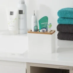 Tandenborstelhouder Voor Electrische Tandenborstel Sealskin Grace 12 X 6 X 10 Cm Polyresin Wit 10 Tandenborstelhouder Voor Electrische Tandenborstel Sealskin Grace 12 X 6 X 10 Cm Polyresin Wit -Goedkope Stijl Baden Winkel 361910310 sfeer 2