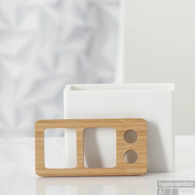 Tandenborstelhouder Voor Electrische Tandenborstel Sealskin Grace 12 X 6 X 10 Cm Polyresin Wit 6 Tandenborstelhouder Voor Electrische Tandenborstel Sealskin Grace 12 X 6 X 10 Cm Polyresin Wit - Afbeelding 4