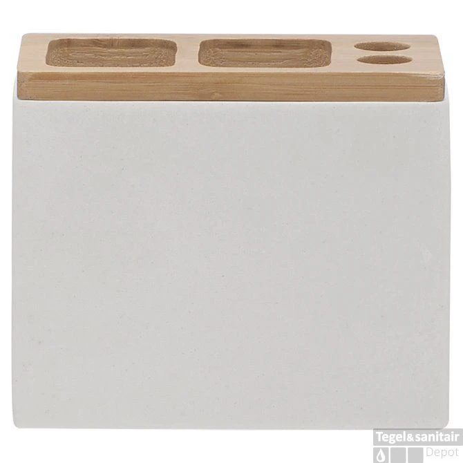 Tandenborstelhouder Voor Electrische Tandenborstel Sealskin Grace 12 X 6 X 10 Cm Polyresin Wit 4 Tandenborstelhouder Voor Electrische Tandenborstel Sealskin Grace 12 X 6 X 10 Cm Polyresin Wit - Afbeelding 2