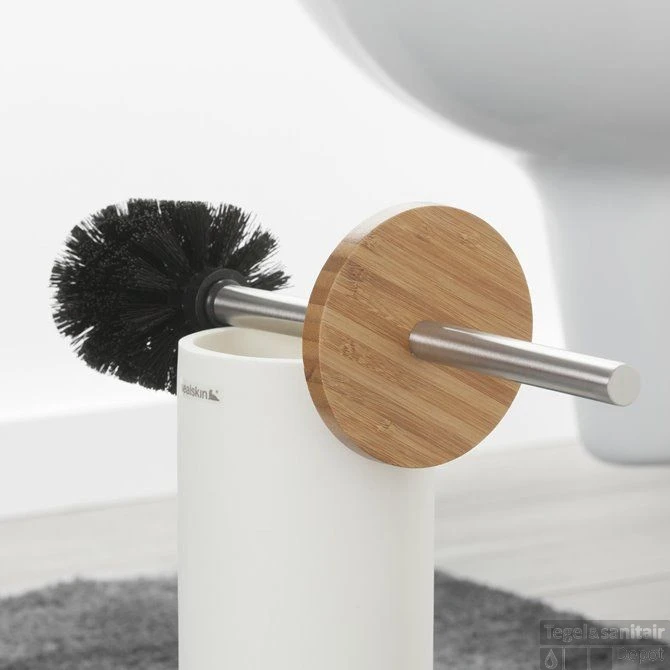 Toiletborstelhouder Sealskin Grace 12 X 6 X 10 Cm Polyresin Wit 6 Toiletborstelhouder Sealskin Grace 12 X 6 X 10 Cm Polyresin Wit - Afbeelding 4