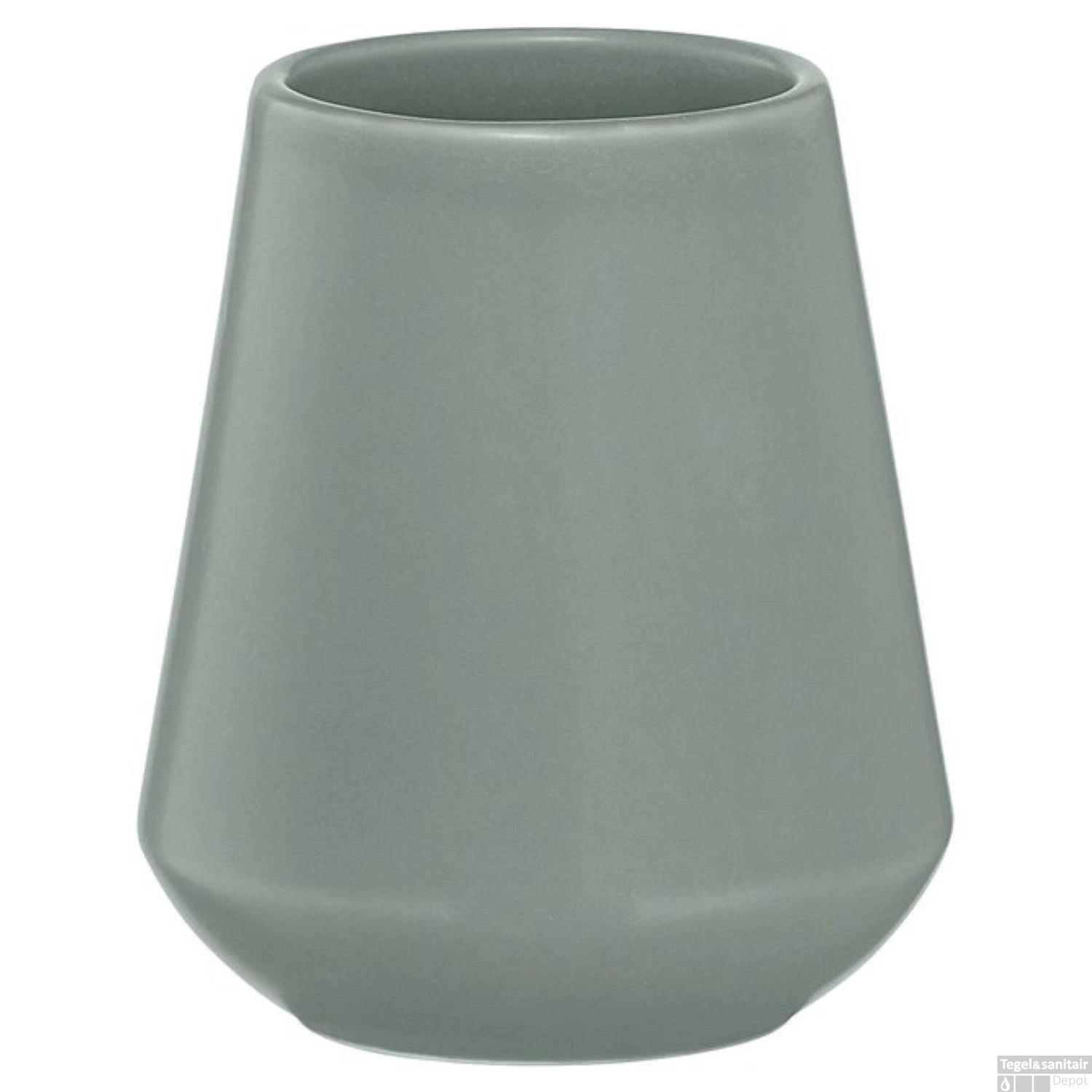 Tandenborstelbeker Sealskin Conical 10,5x9 Cm Porselein Groen 3 Tandenborstelbeker Sealskin Conical 10,5x9 Cm Porselein Groen