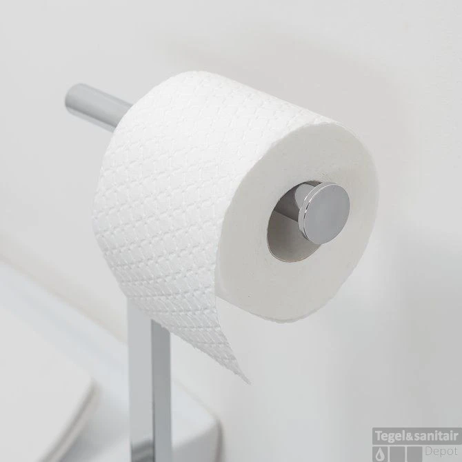 Toiletbutler Vrijstaand Sealskin Square Chroom 6 Toiletbutler Vrijstaand Sealskin Square Chroom - Afbeelding 4