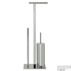 Toiletbutler Vrijstaand Sealskin Square Chroom