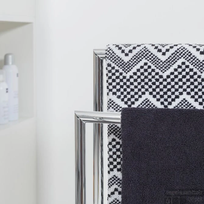 Handdoekrek 2-armig Vrijstaand Sealskin Tube Chroom 6 Handdoekrek 2-armig Vrijstaand Sealskin Tube Chroom - Afbeelding 4