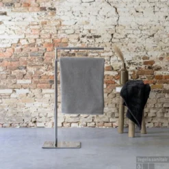 Handdoekrek 2-armig Vrijstaand Sealskin Tube Chroom 13 Handdoekrek 2-armig Vrijstaand Sealskin Tube Chroom -Goedkope Stijl Baden Winkel 362383218 sfeer 4