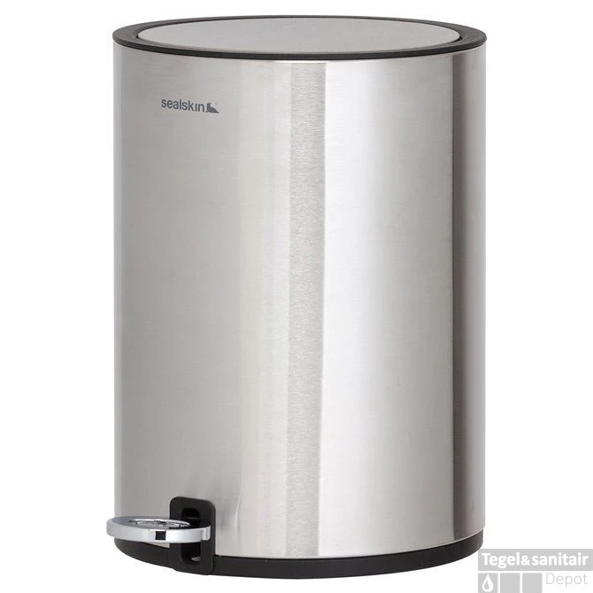Pedaalemmer 3 Liter Vrijstaand Sealskin Industrial RVS Geborsteld 4 Pedaalemmer 3 Liter Vrijstaand Sealskin Industrial RVS Geborsteld - Afbeelding 2