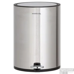 Pedaalemmer 3 Liter Vrijstaand Sealskin Industrial RVS Geborsteld