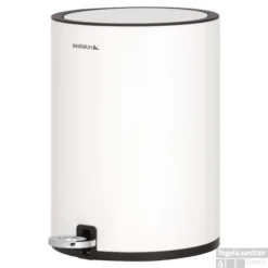 Pedaalemmer 3 Liter Sealskin Industrial Vrijstaand Wit