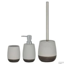 Tandenborstelbeker Vrijstaand Sealskin Braid Grijs 10 Tandenborstelbeker Vrijstaand Sealskin Braid Grijs -Goedkope Stijl Baden Winkel 362490411 sfeer