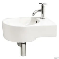 Fonteinset Differnz Appollo Rechts 14x27x41 Cm Keramiek Wit (inclusief Kraan Sifon En Afvoer)