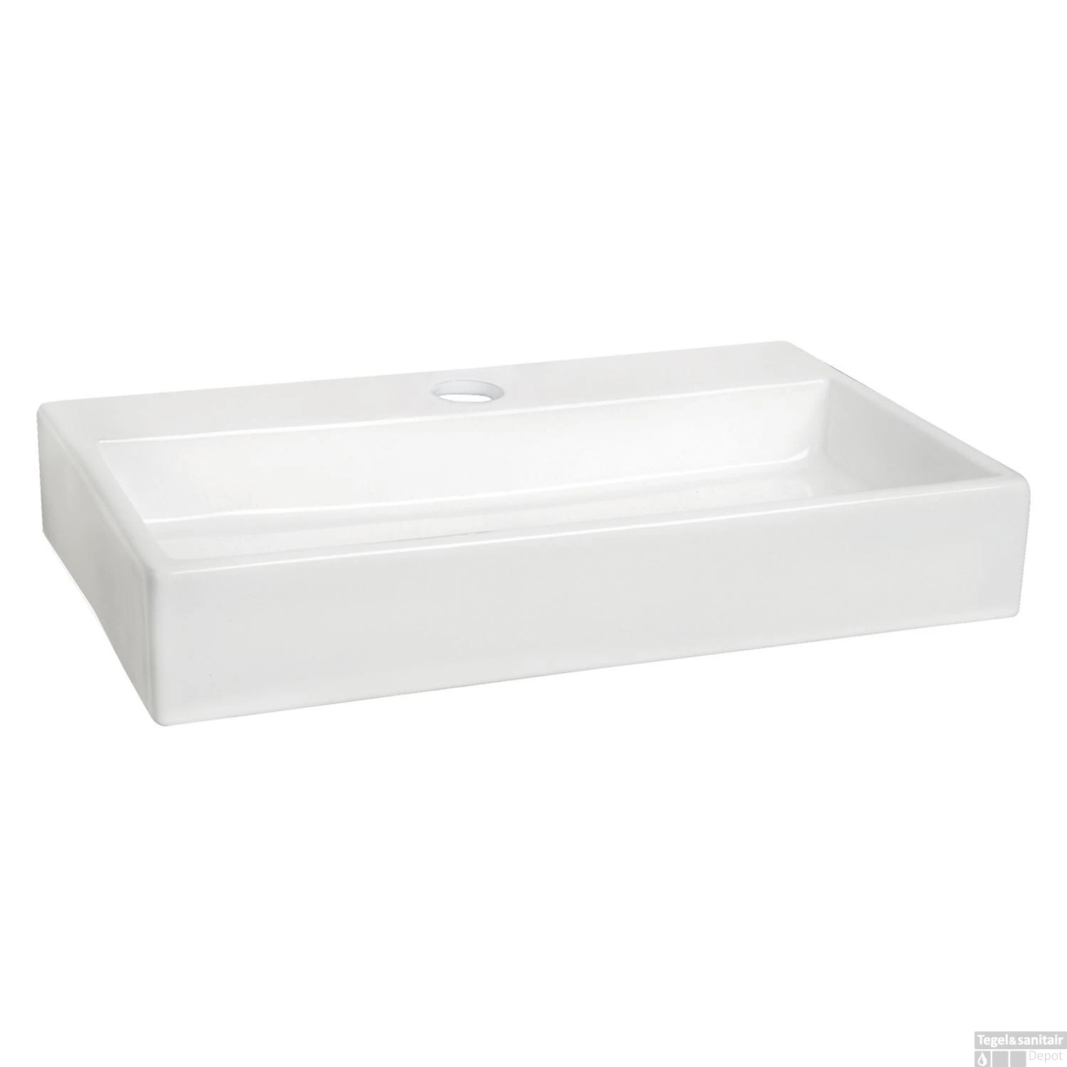 Fontein Differnz Flat Small 7x38x24 Cm Keramiek Wit 3 Fontein Differnz Flat Small 7x38x24 Cm Keramiek Wit