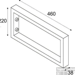 Ophangbeugel Boss & Wessing Tbv Wastafelblad 46x22 Cm (Prijs Per Stuk) RVS Goud 5 Ophangbeugel Boss & Wessing Tbv Wastafelblad 46x22 Cm (Prijs Per Stuk) RVS Goud -Goedkope Stijl Baden Winkel 38.4240 3