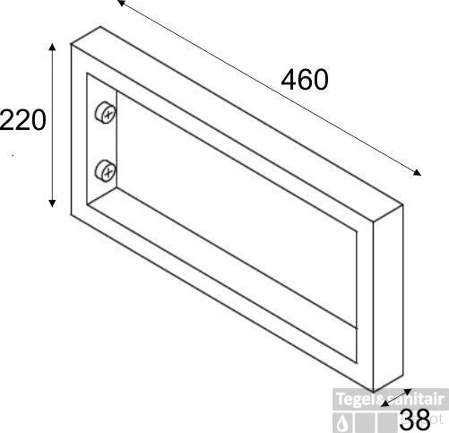 Ophangbeugel Boss & Wessing Tbv Wastafelblad 46x22 Cm (Prijs Per Stuk) RVS Goud 4 Ophangbeugel Boss & Wessing Tbv Wastafelblad 46x22 Cm (Prijs Per Stuk) RVS Goud - Afbeelding 2