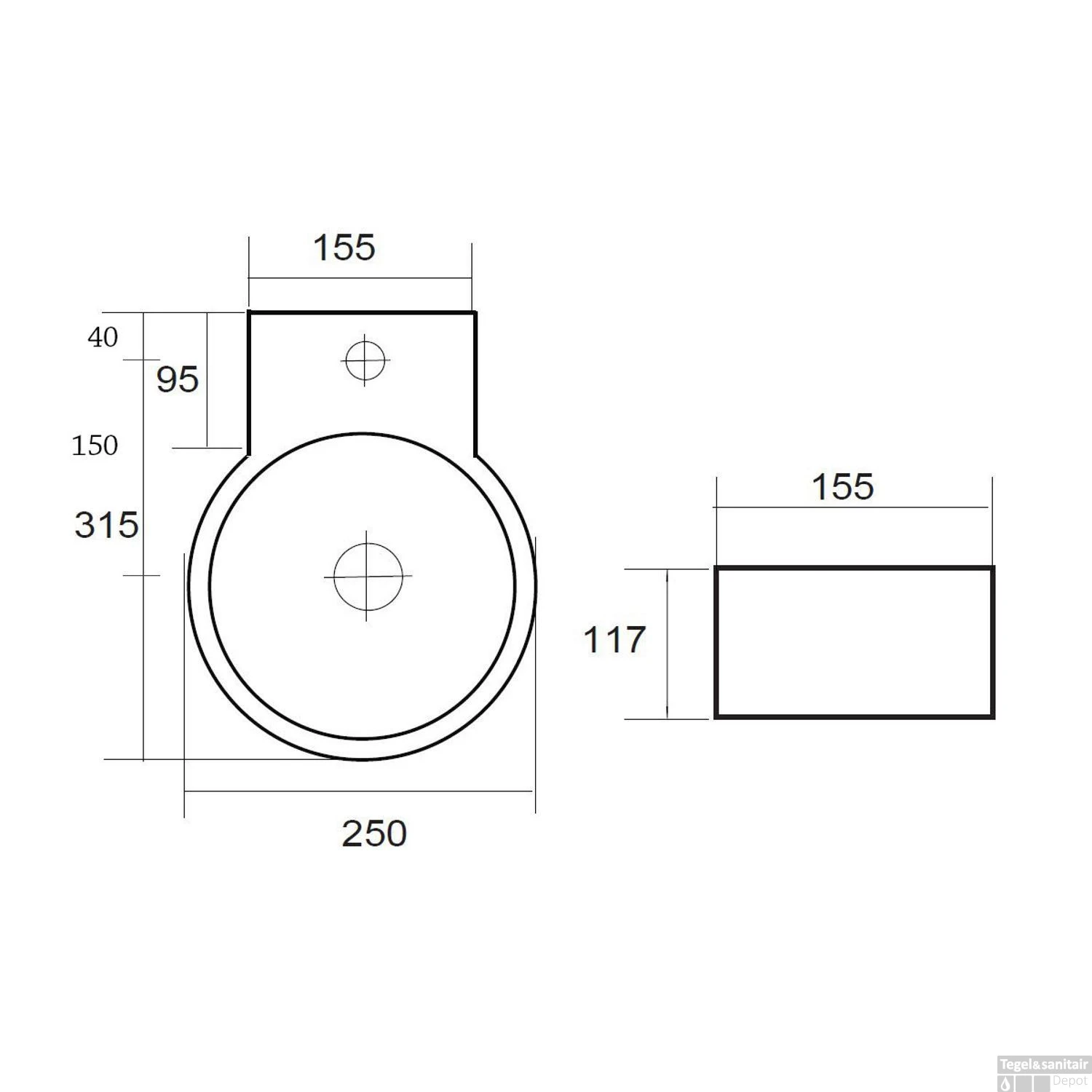 Fontein Best Design Sun Rond 16x30x11,5cm Keramiek Wit 4 Fontein Best Design Sun Rond 16x30x11,5cm Keramiek Wit - Afbeelding 2