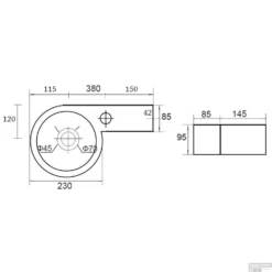 Fontein Best Design Step 38x23cm (Kraangat Rechts) 5 Fontein Best Design Step 38x23cm (Kraangat Rechts) -Goedkope Stijl Baden Winkel 3801730 tech