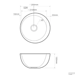 Fontein Best Design Round Ø25 Cm Opbouw Keramiek Glans-Wit 5 Fontein Best Design Round Ø25 Cm Opbouw Keramiek Glans-Wit -Goedkope Stijl Baden Winkel 3897210 tech 1