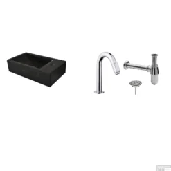 FonteinPack Recto Natuursteen Rechts 40x22x10 Cm Chroom (Keuze Uit 20 Kranen) 13 FonteinPack Recto Natuursteen Rechts 40x22x10 Cm Chroom (Keuze Uit 20 Kranen) -Goedkope Stijl Baden Winkel 39.3501 chroom shop