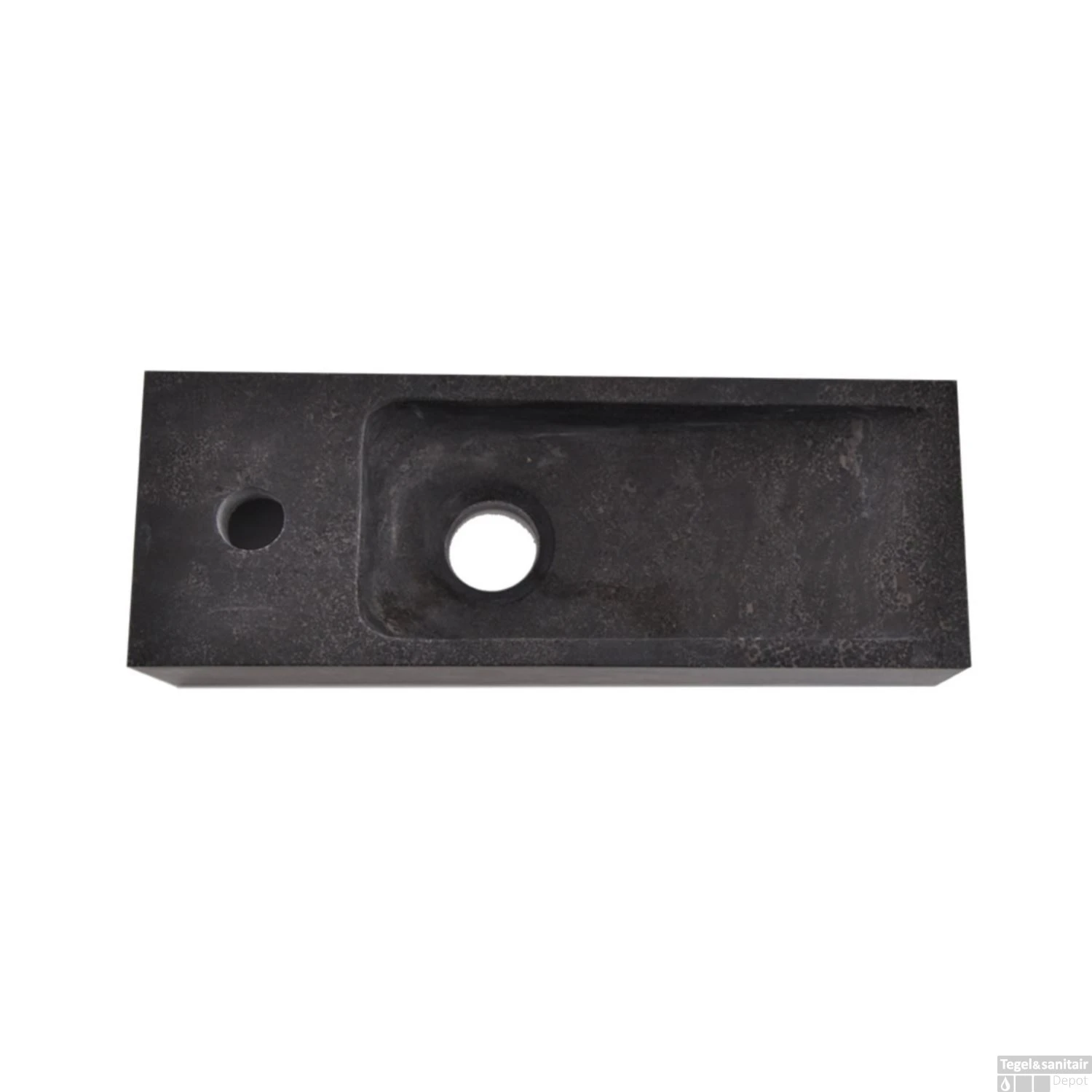 Fontein Wiesbaden Hardsteen Smal Links 38x14x8 Cm 5 Fontein Wiesbaden Hardsteen Smal Links 38x14x8 Cm - Afbeelding 3