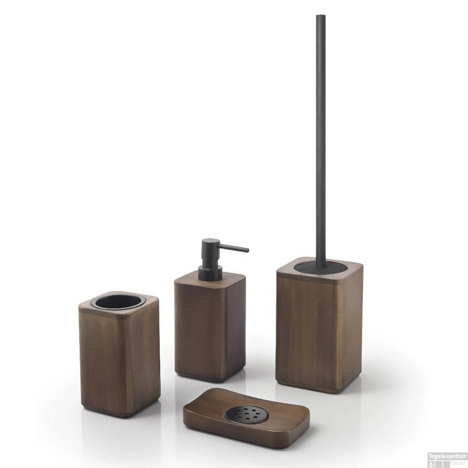 Tandenborstelhouder Sapho Dafne Vrijstaand 13x8 Cm Bamboe 4 Tandenborstelhouder Sapho Dafne Vrijstaand 13x8 Cm Bamboe - Afbeelding 2