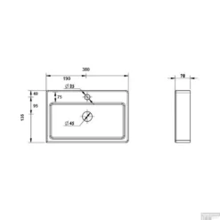 Fonteinset Best Design Skyline One Pack 38x24x7cm -Goedkope Stijl Baden Winkel 4002120.1 2