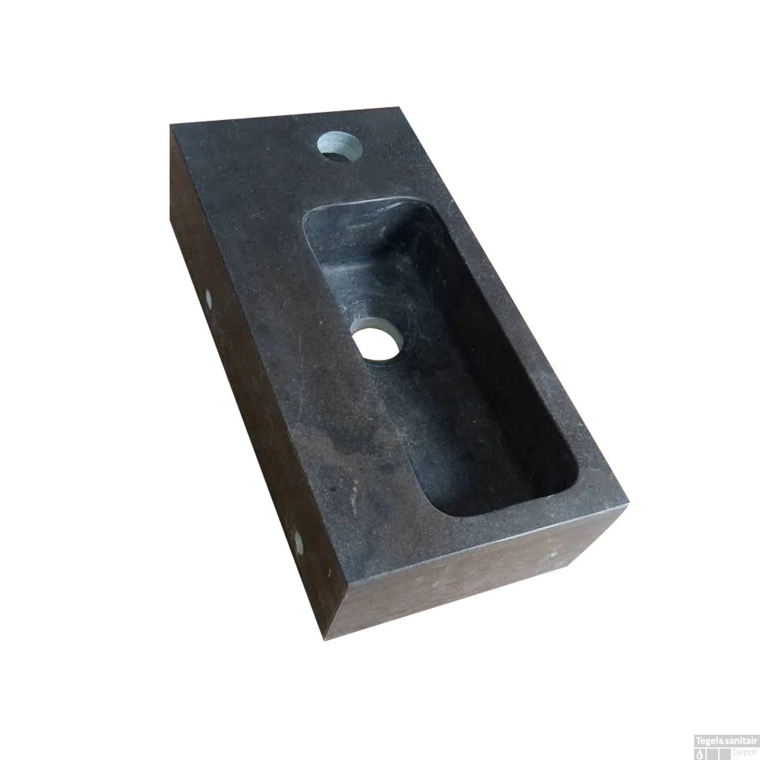 Fontein Best Design Limestone Lopez 40x20x10 Cm (kraangat Rechts) 4 Fontein Best Design Limestone Lopez 40x20x10 Cm (kraangat Rechts) - Afbeelding 2