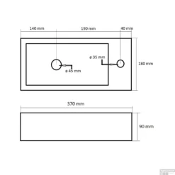 Fontein Best Design Farnetta 37x18x9cm Kraangat Rechts Mat Zwart -Goedkope Stijl Baden Winkel 4006070 fontein best design farnetta 37x18x9cm kraangat rechts mat zwart tech